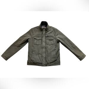 Levi’s utility jacket olive green size men’s medium quilted casual outdoor